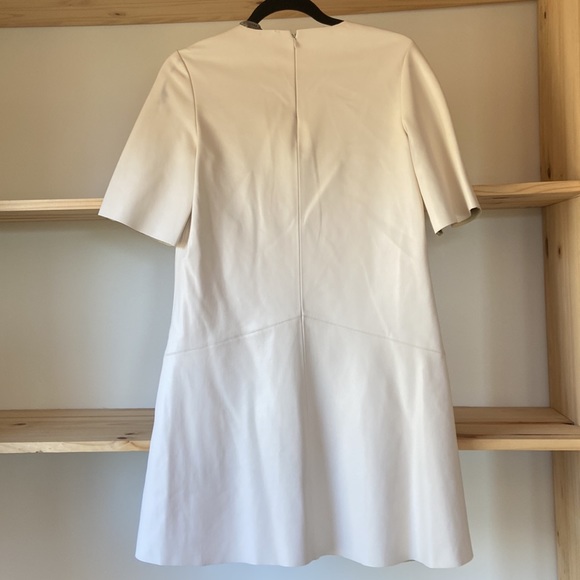 Zara Faux Leather Mod A-Line Mini Dress - Picture 3 of 3